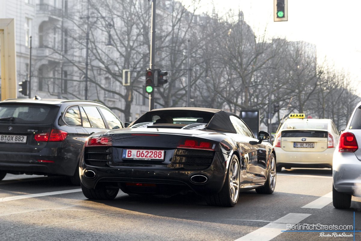 Audi R8 V10 Spyder spotted in Berlin — BerlinRichStreets